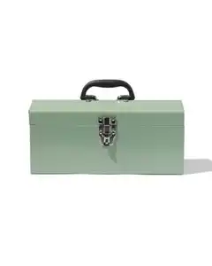 Werkzeugkiste, 18 x 41 x 19 cm, Metall, grün
