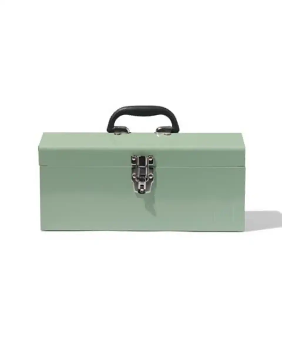 Bild 1 von Werkzeugkiste, 18 x 41 x 19 cm, Metall, grün