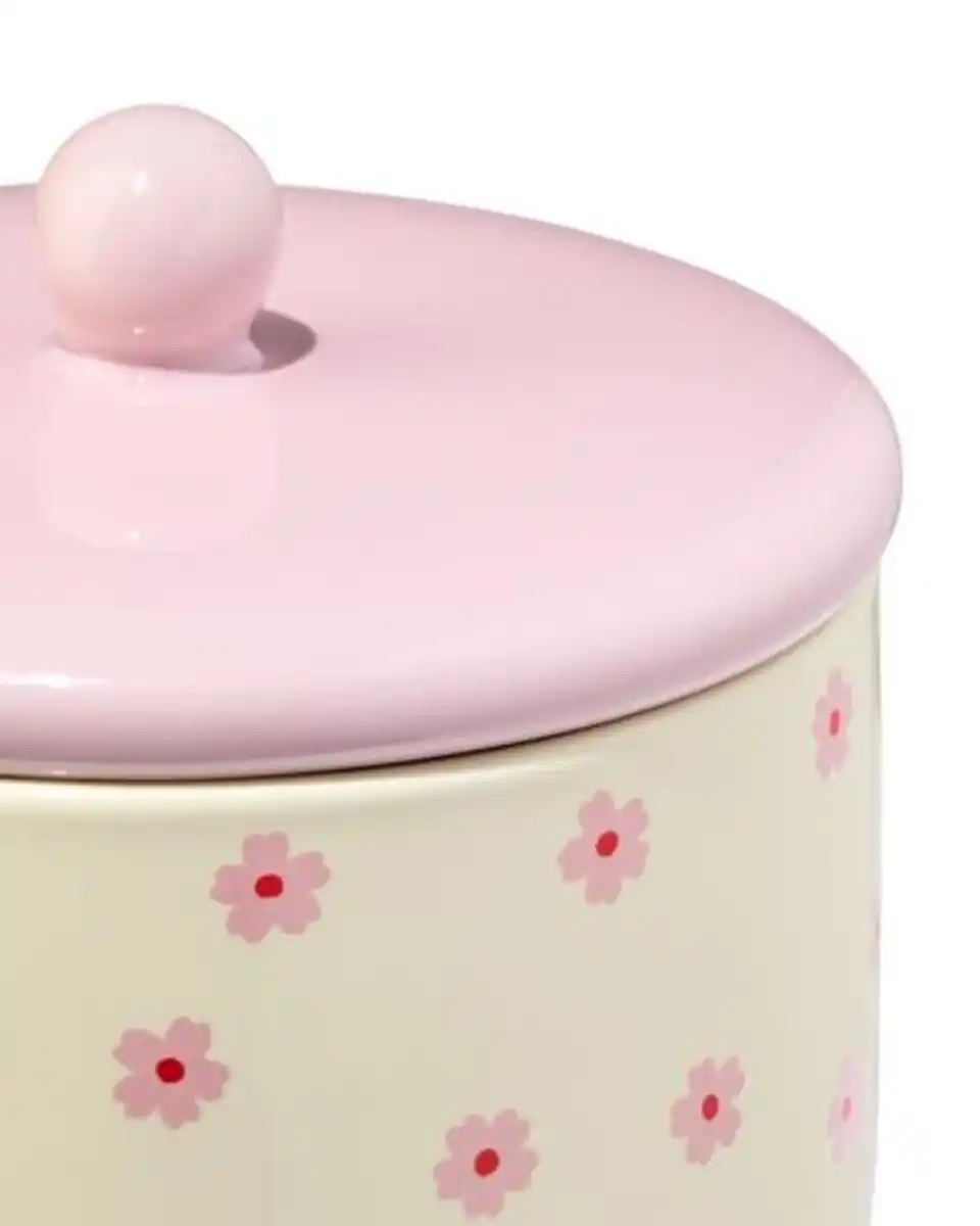 Bild 2 von Vorratsdose, 750 ml, Keramik, Blumen