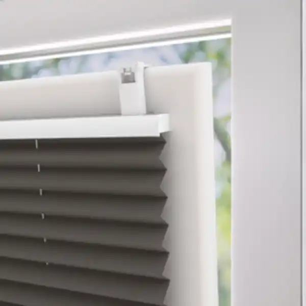 Bild 2 von CASAYA Klemmfix Plissee, klemmfix, BxH: 90 x 130 cm, Polyester, grau