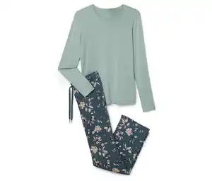 Pyjama mit Webhose, petrol