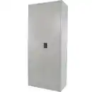 Bild 1 von rikta Metallschrank, BxHxT: 80 x 184 x 40 cm, Stahl, grau