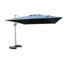 Bild 1 von CASAYA Pendelschirm »Paros«, LxB: 300 x 300 cm, UV80+, Aluminium, Holzoptik/anthrazit