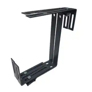 GECCO Blumenkastenhalter »Typ D«, LxBxH: 15,5 x 3,4 x 17,2 cm, anthrazit