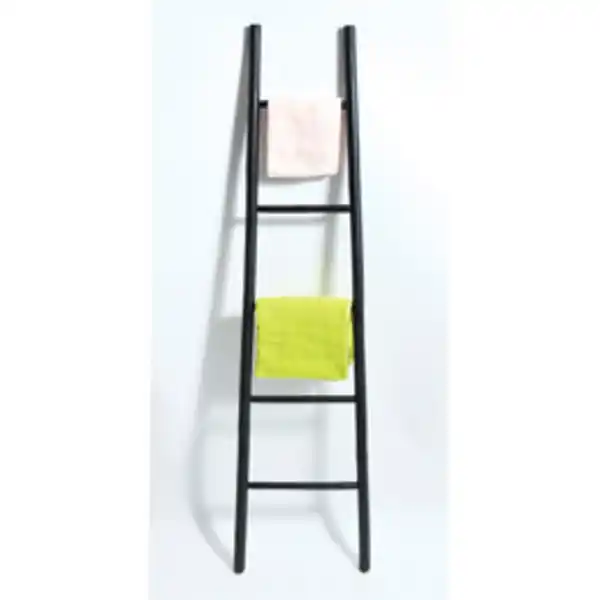 Bild 2 von Handtuchleiter »Tilda«, BxH: 40 x 150 cm, Bambus, schwarz