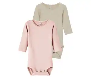 2 NAME IT Baby-Bodys, keepsake lilac