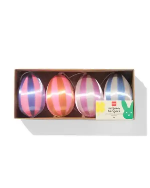 Bild 3 von Oster-Anhänger Satin Ei - 4 Stück