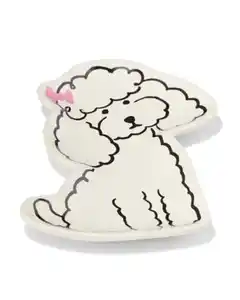 Untertasse 13,5 x 9,6 cm, aus Keramik, Hund