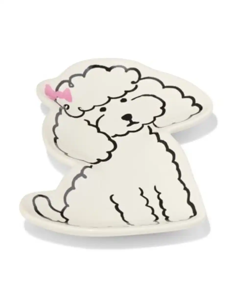 Bild 1 von Untertasse 13,5 x 9,6 cm, aus Keramik, Hund