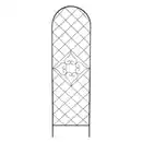 Bild 1 von Spalier »Rundbogen«, BxH: 48 x 180 cm, Metall, grau