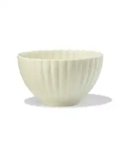 Schälchen ⌀ 12 cm, Steingut, Blume, grün