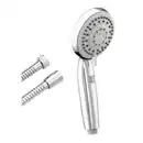 Bild 2 von WELLWATER Brause-Set »Darkon«, 3 Strahlarten, chromfarben