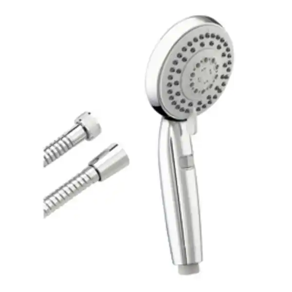 Bild 2 von WELLWATER Brause-Set »Darkon«, 3 Strahlarten, chromfarben