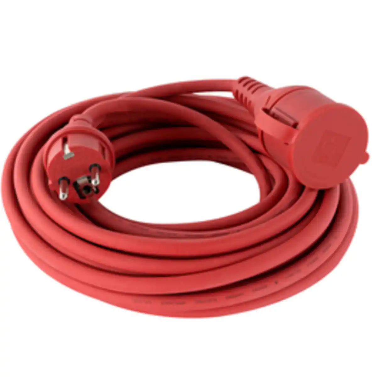 Bild 1 von Verlängerungskabel, H05RR-F 3G1,5, IP44, 10 m, rot