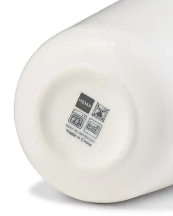 Bild 3 von Cappuccinobecher 350 ml, KNAP, New Bone, Weiß