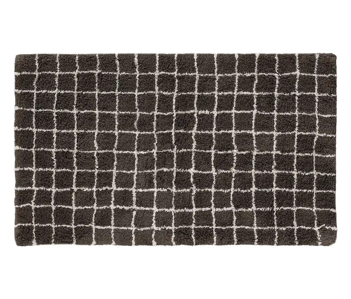 Bild 1 von benuta Badematte »Wavu«, grau, 60 x 100 cm