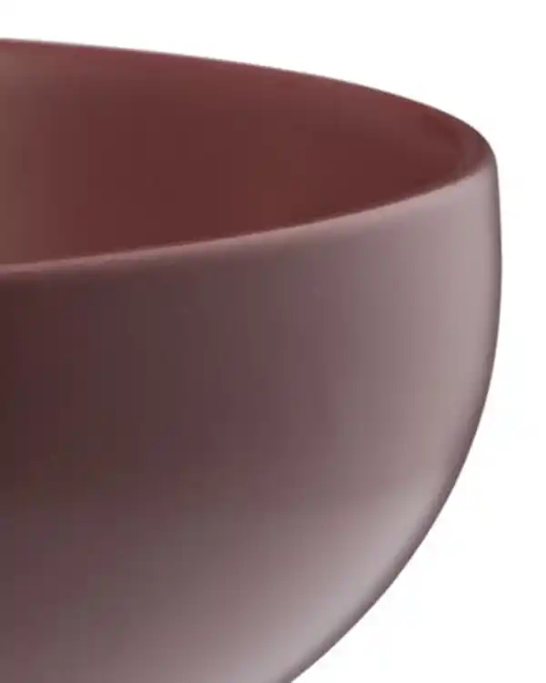 Bild 2 von Schälchen ⌀ 14,5 × 5 cm Steingut Bordeauxrot matt