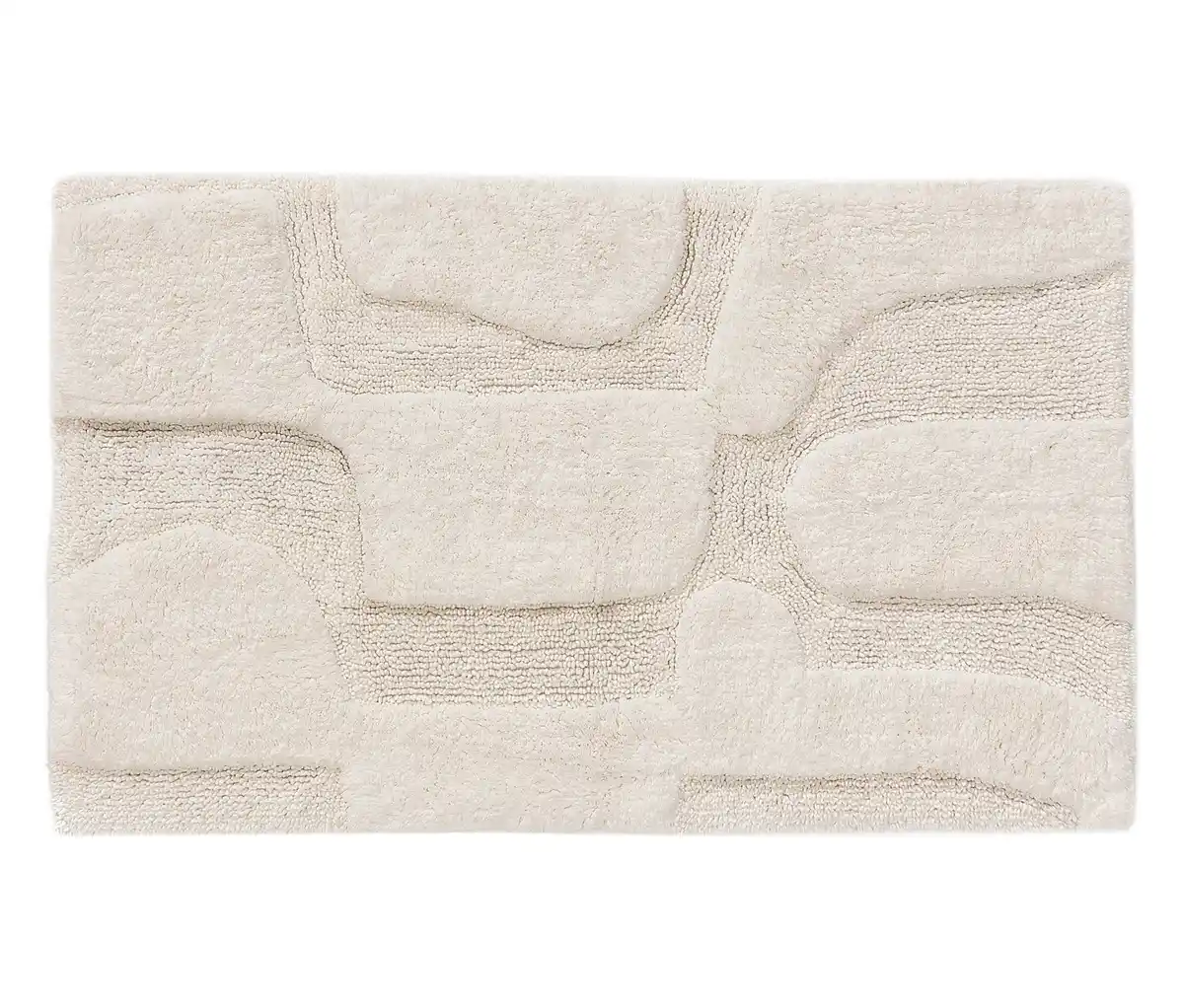 Bild 1 von benuta Badematte »Nehir«, weiß, 50 x 80 cm