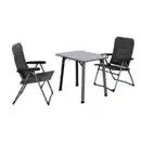 Bild 1 von CASAYA Campingset »VAN«, 3-teilig, 3D Mesh-Gewebe, Polywood-Tischplatte, grau