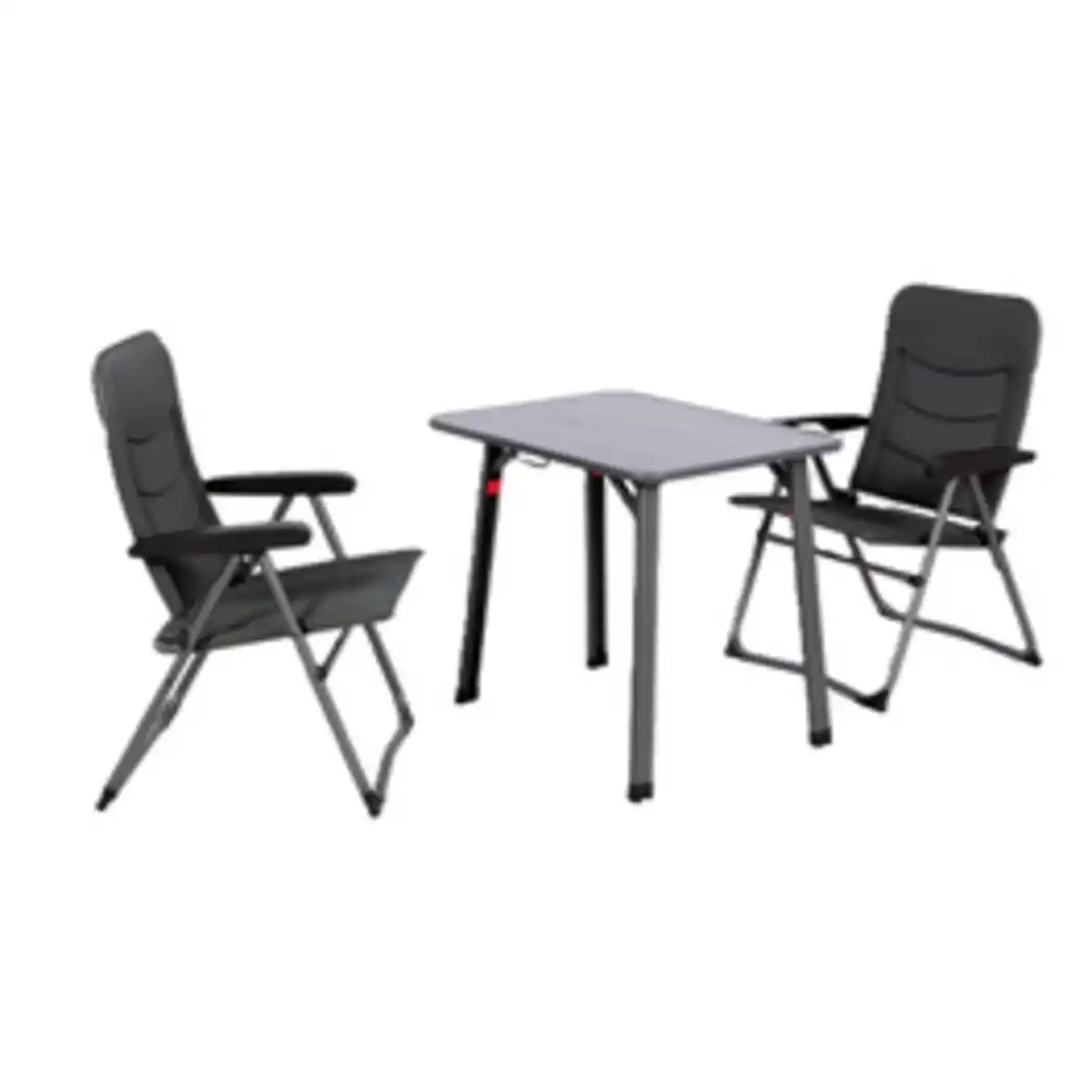 Bild 1 von CASAYA Campingset »VAN«, 3-teilig, 3D Mesh-Gewebe, Polywood-Tischplatte, grau