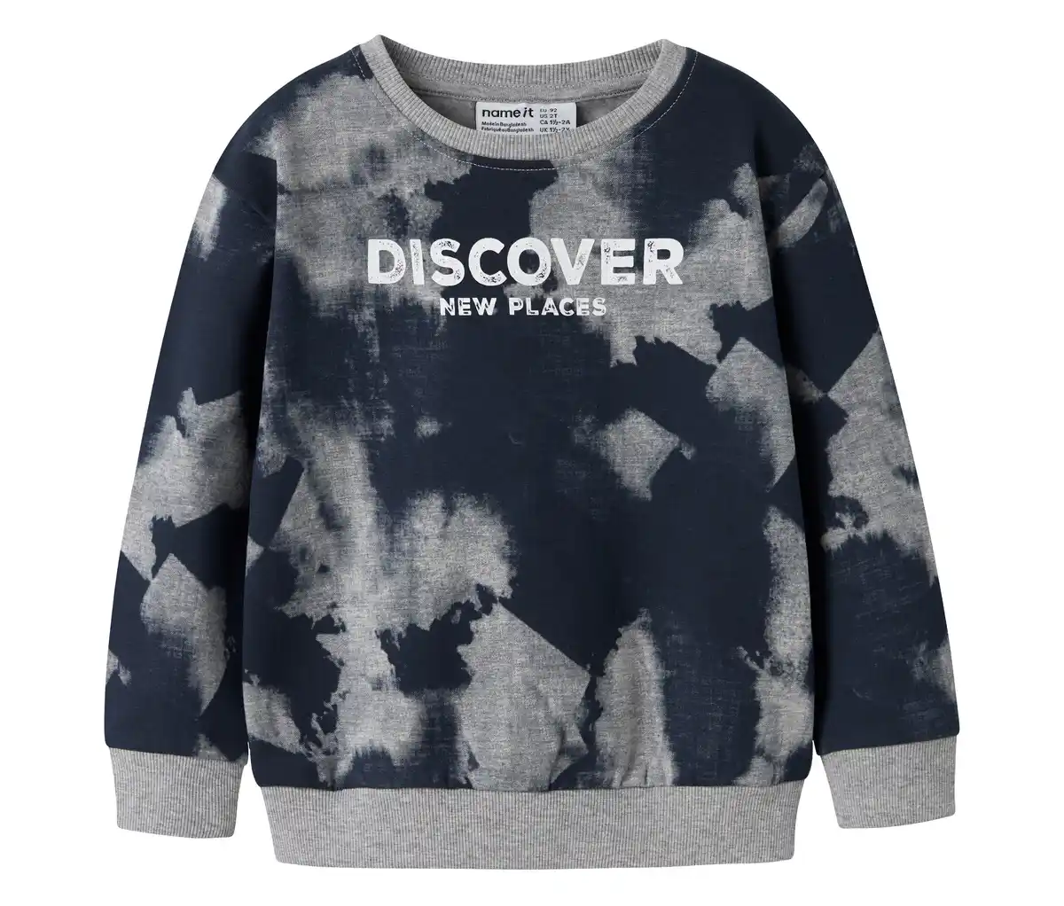 Bild 1 von NAME IT Kinder-Sweatshirt in Batikoptik