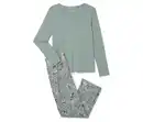 Bild 1 von Pyjama-Set, jade mit floralem Alloverprint