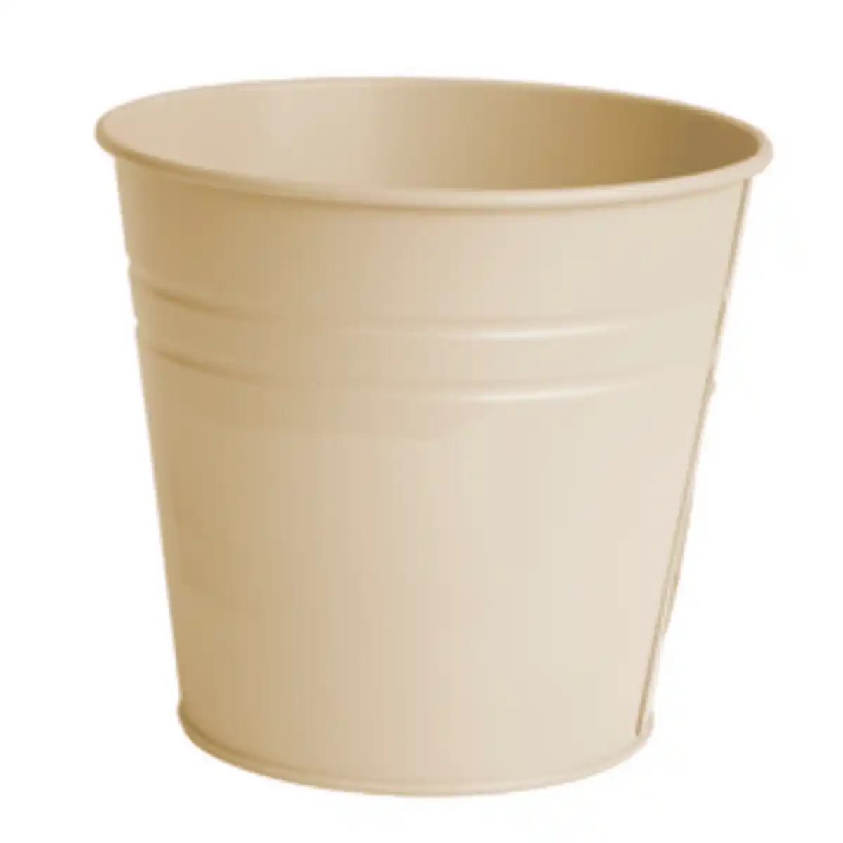 Bild 1 von Deko-Eimer, rund, ØxH: 14 x 13 cm, Zink, creme