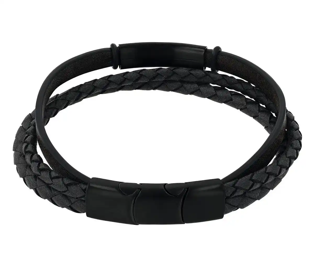 Bild 1 von Amor Edelstahl Armschmuck »Leder« für Herren