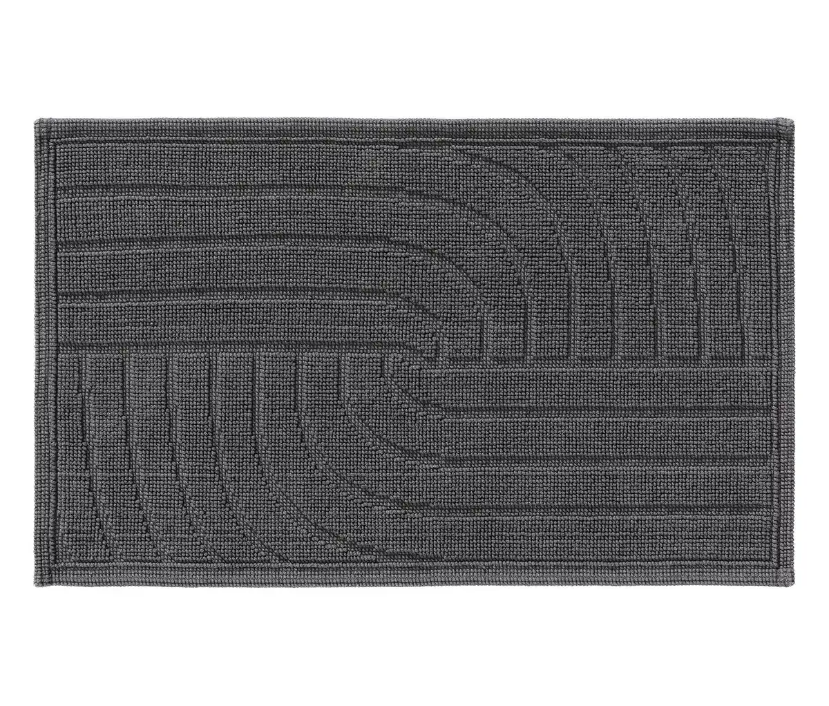 Bild 1 von benuta Badematte »Jojo«, Welle, 50 x 80 cm, anthrazit