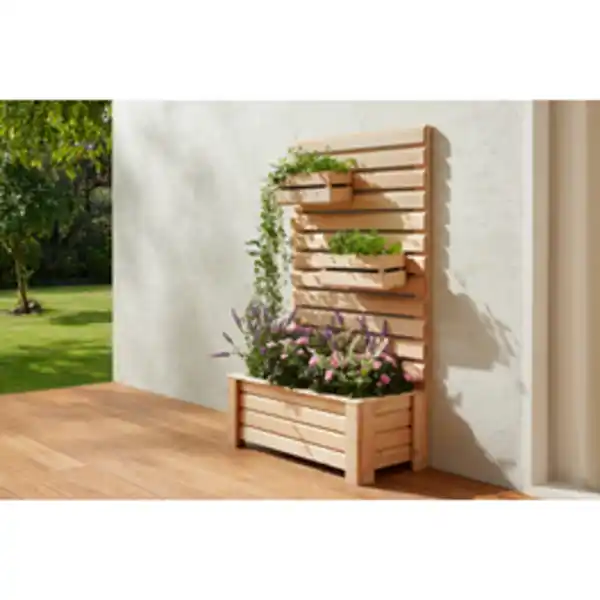 Bild 2 von Mr. GARDENER Blumenkasten »Bali«, 90x150x45 cm (BxHxT), Lärche, naturbelassen