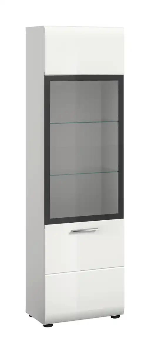 Bild 1 von Vitrine Ice Weiß hochglanz, Weiß, Weiß Hochglanz
