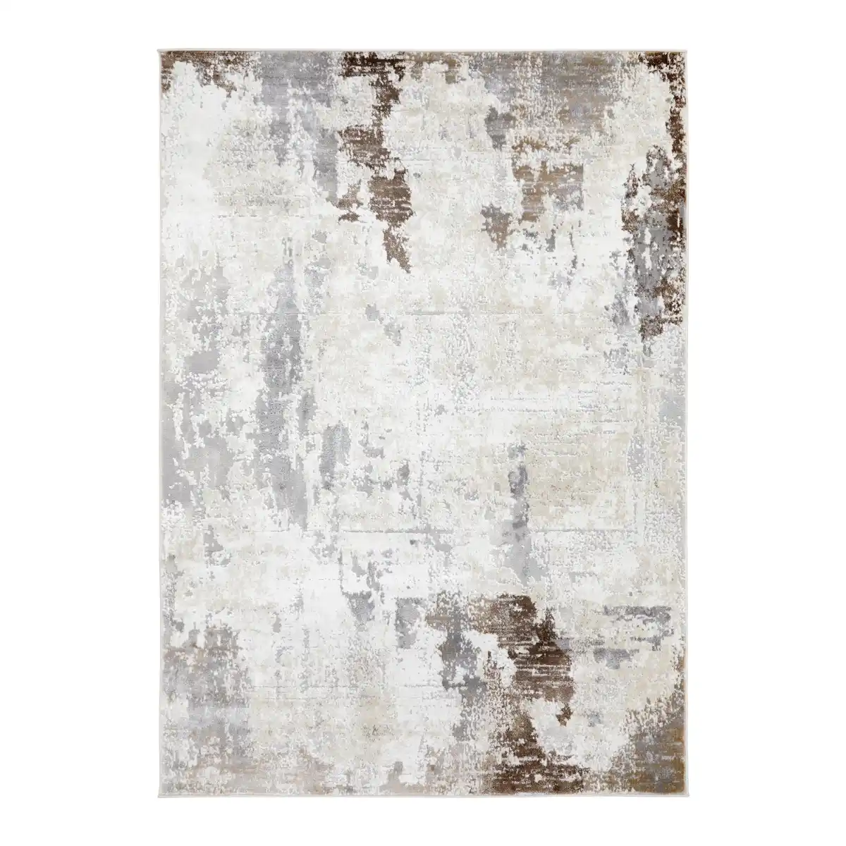 Bild 1 von Webteppich Lucy in Grau/Braun ca. 120x170cm, Grau, Beige