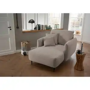 Livetastic Xxl-Sessel, Graubraun, Textil, Uni, Füllung: Schaumstoff, 112x95x158 cm, Made in EU, Wohnzimmer, Sessel, XXL-Sessel