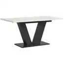 Bild 1 von Mid.you Ausziehtisch, Weiß, Holzwerkstoff, rechteckig, Bodenplatte, 90x75x150-190 cm, FSC Mix, ausziehbar, Esszimmer, Tische, Esstische, Esstische ausziehbar