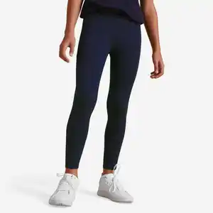 FOUGANZA Reitleggings 500 Full Grip Kinder blau