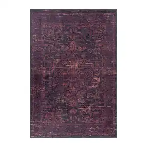Flachwebeteppich Fiesta Rot/Schwarz ca. 160x230cm, Rot, Schwarz