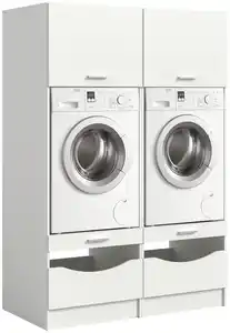 Hauswirtschaftsraum Free Weiß, Weiß