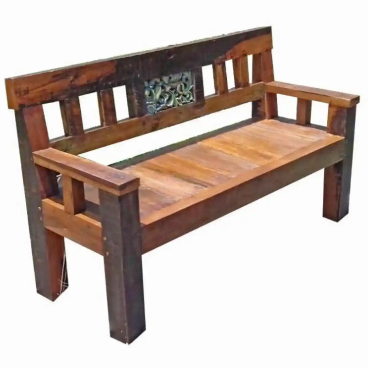 Bild 1 von Gartenbank Sumba Teak 3-Sitzer, Dunkelbraun