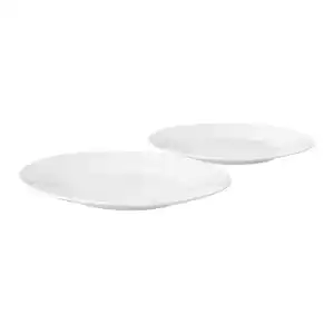 Joop! Speisetellerset Faded Cornflower, Weiß, Keramik, 2-teilig, Blume, Essen & Trinken, Geschirr, Geschirr-Sets, Teller-Sets