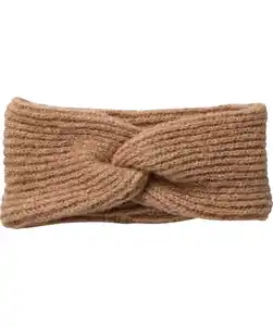 Strick-Stirnband, braun melange
