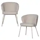 Bild 1 von Livetastic Armlehnstuhl-Set Admit, Hellgrau, Textil, 60x77x59 cm, stapelbar, Bezug abnehmbar, Esszimmer, Stühle, Esszimmerstühle, Vierfußstühle