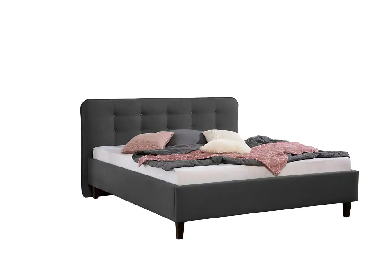 Bild 1 von Polsterbett Alian Anthrazit ca. 160x200 cm, Anthrazit