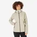 Bild 1 von QUECHUA Regenjacke Damen wasserdicht Wandern - MH500 beige