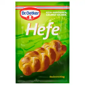 Dr. Oetker Hefe 28g, 4 Päckchen