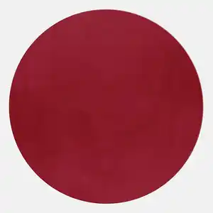 Hochflorteppich Pouffy Rot Ø ca. 200cm, Rot