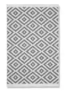 Bild 1 von Handwebteppich Inaya in Anthraz./Weiß ca. 120x170cm, Anthrazit, Weiß