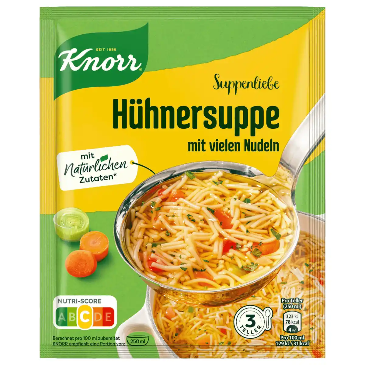 Bild 1 von Knorr Suppenliebe Hühner Suppe 3 Teller