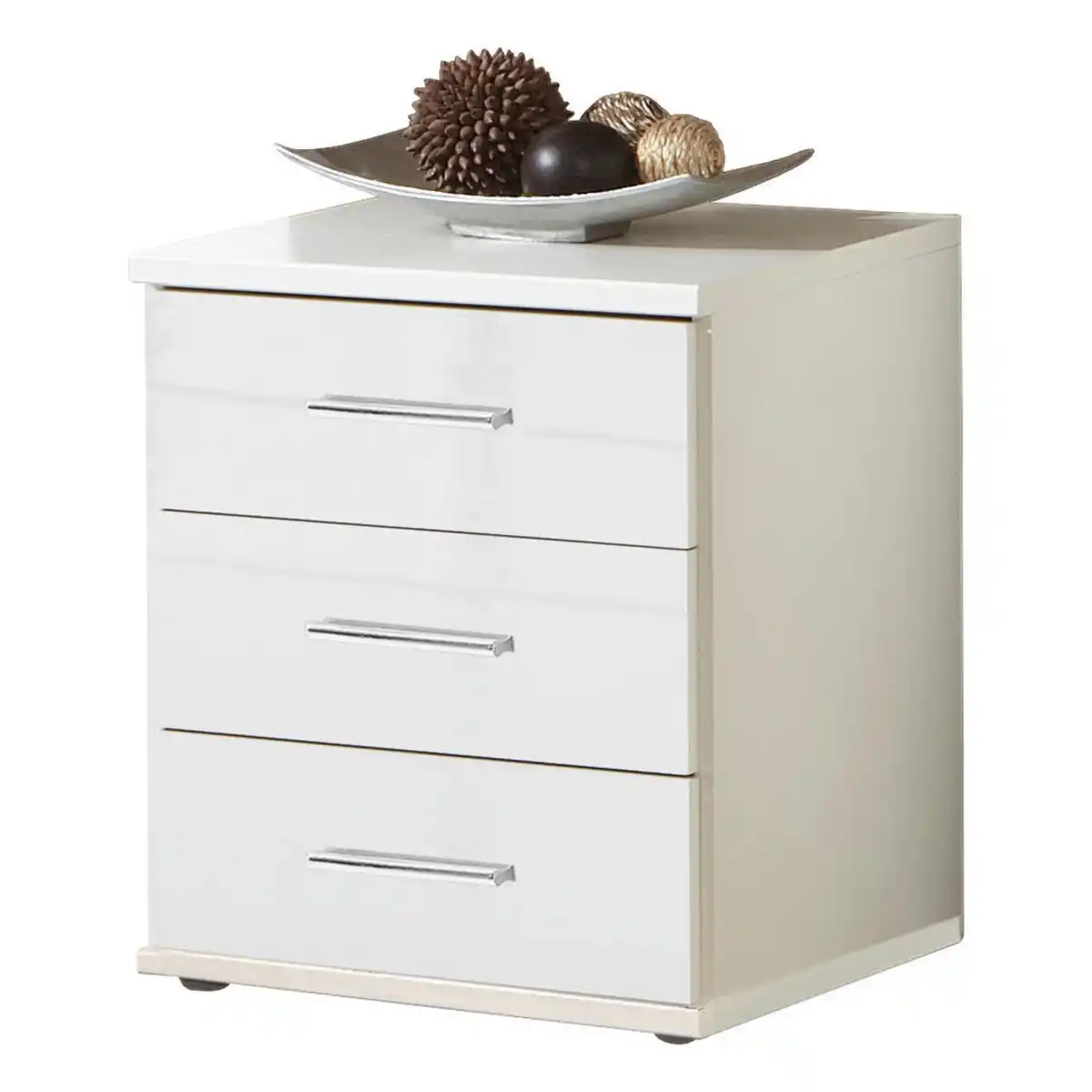 Bild 1 von Xora Kommode, Weiß, Kunststoff, 3 Schublade(n) Schubladen, 46x55x40 cm, BQ - Bündnis für Qualität, Made in Germany, DIN EN ISO 9001, Typenauswahl, Beimöbel erhältlich, Wohnzimmer, Kommoden & Si