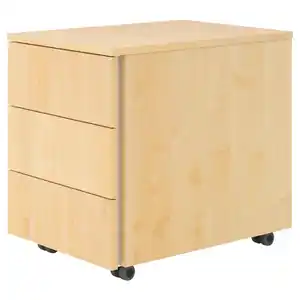 Venda Rollcontainer, Ahorn, Holzwerkstoff, 3 Schublade(n) Schubladen, 39.5x51x54.8 cm, Fsc, Arbeitszimmer, Container, Rollcontainer