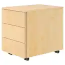 Bild 1 von Venda Rollcontainer, Ahorn, Holzwerkstoff, 3 Schublade(n) Schubladen, 39.5x51x54.8 cm, Fsc, Arbeitszimmer, Container, Rollcontainer